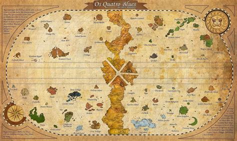 Map of One Piece World